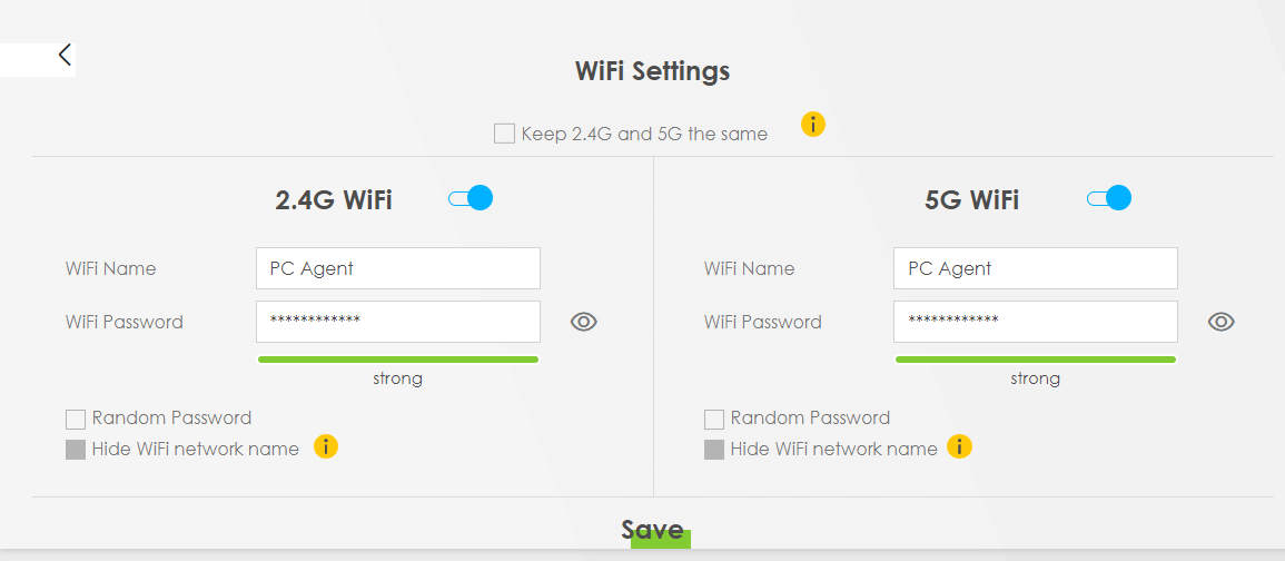 Poglej ali spremeni wifi geslo v nastavitvah za wifi na ruterju od A1