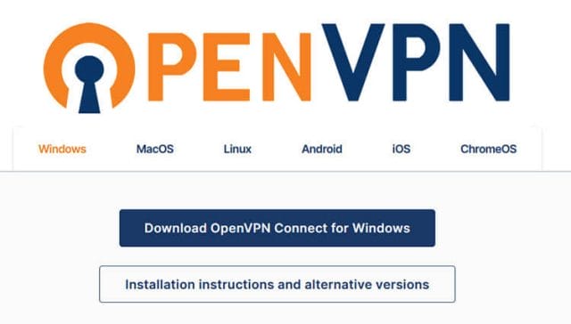 OpenVPN je program za VPN Povezavo in je na voljo na vseh operacijskih sistemih