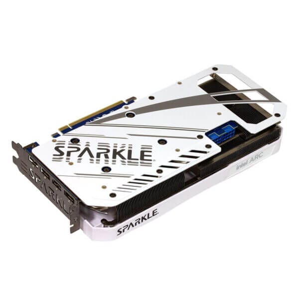 Sparkle Intel Arc A770 ROC Luna White backplate